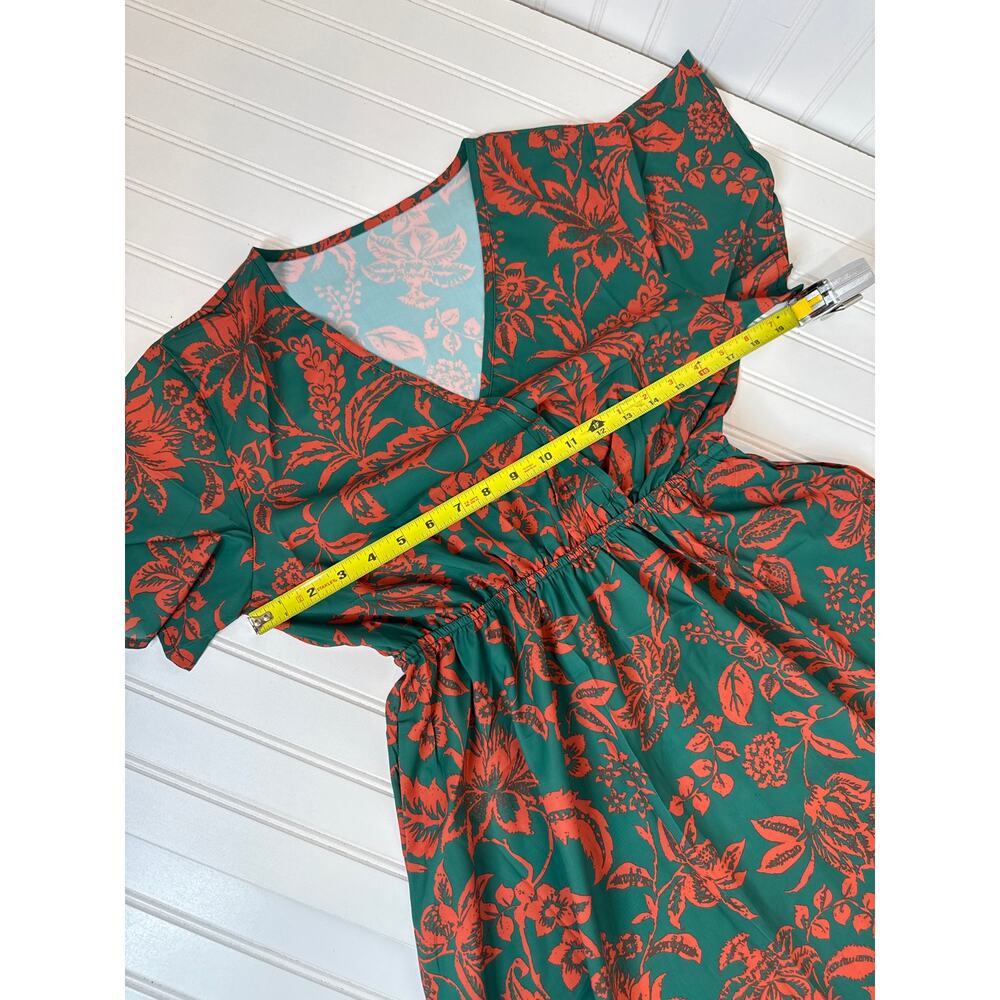 NWT Cupshe Dresses - Chevron Skirt Maxi & Floral Short Sleeve V-Neck Bundle Sz S - Picture 4 of 8